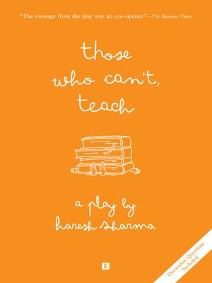 cover image of Those Who Can't, Teach